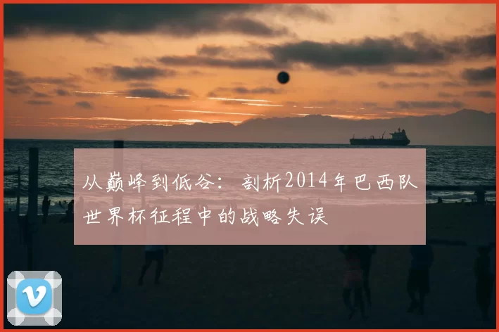 从巅峰到低谷：剖析2014年巴西队世界杯征程中的战略失误