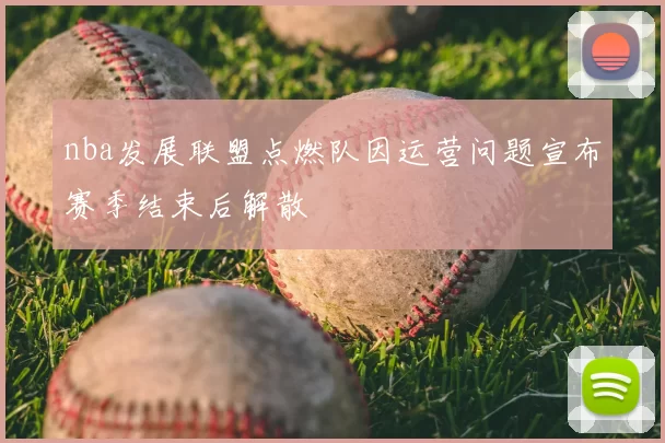 nba发展联盟点燃队因运营问题宣布赛季结束后解散