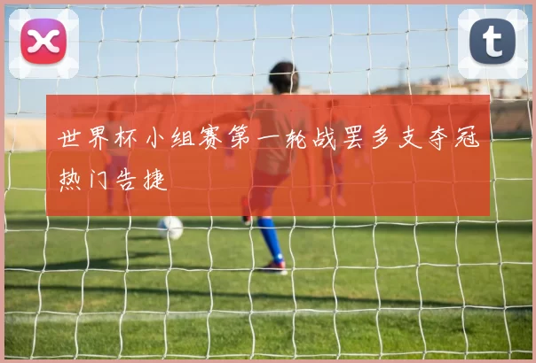 世界杯小组赛第一轮战罢多支夺冠热门告捷